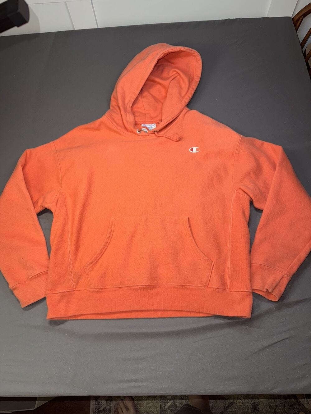 Champion Reverse Weave Hoodie Men's XL Light Pink / Coral color